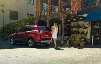 2017 Ford Escape Titanium Shown in Ruby Red Metallic 
